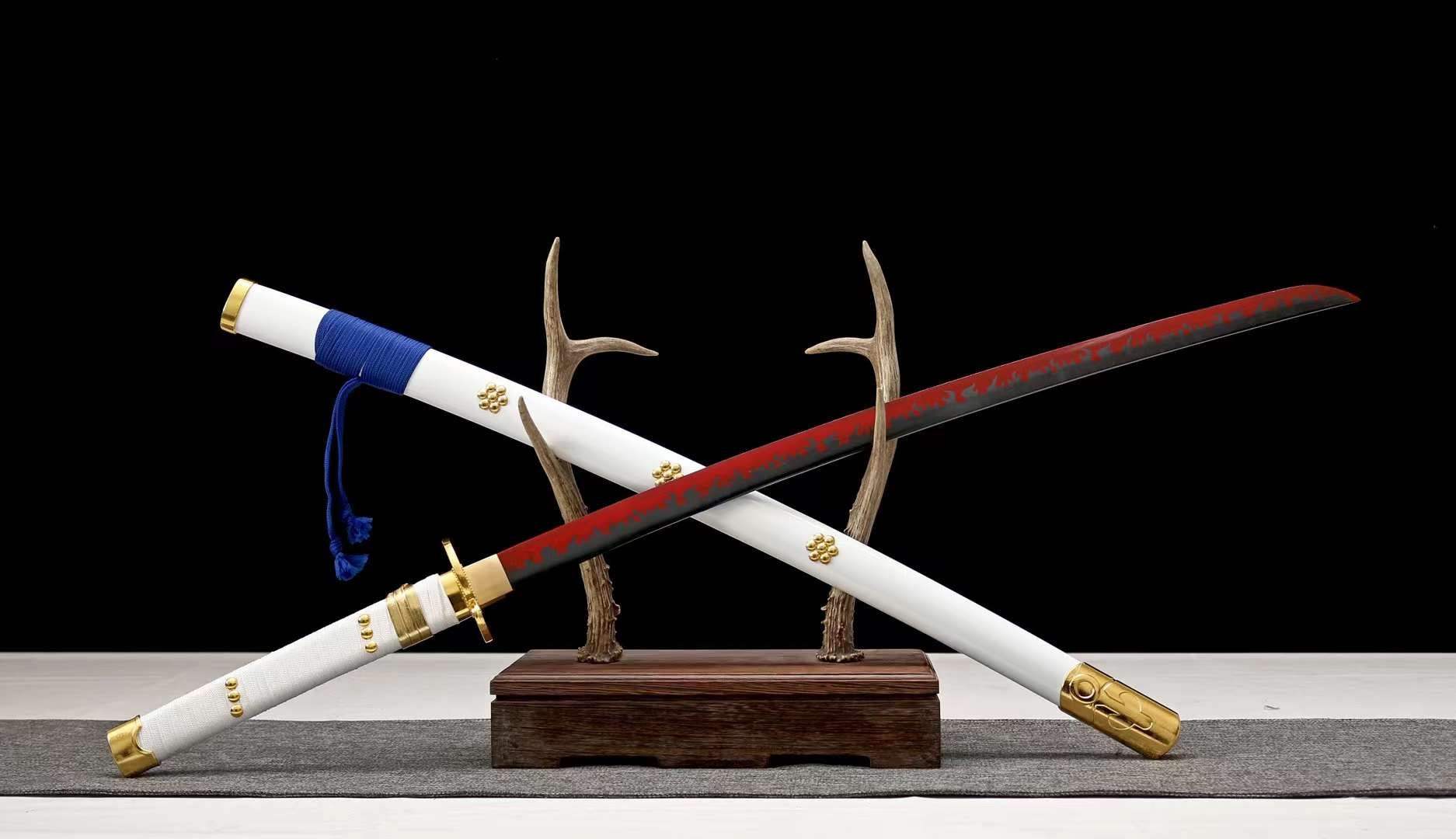 One piece Japanese Katana,Enmu Dream Sword Handmade,Anime Sword Enma Samurai sword