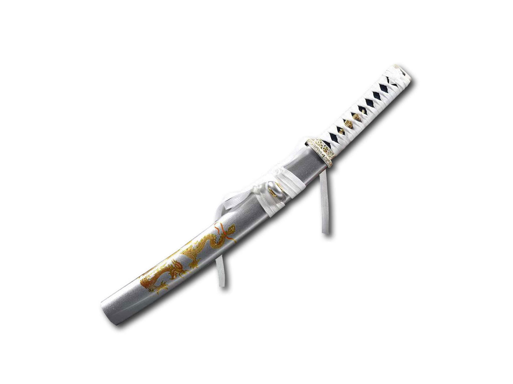 Dragon samurai sword,1060 Steel Short Kinfe,Japanese Katana sword,Small Sword Real Full Tang loveyitadj