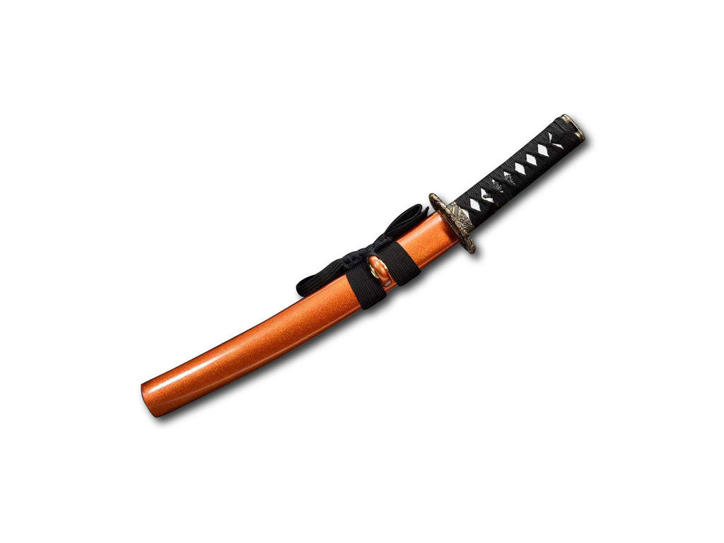 T10 Steel Tanto Sword,Handmade Japanese Sword,Short Kinfe Small Sword,Katana Samurai sword loveyitadj