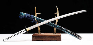 Soul of Tsushima Sword 1095 Steel Samurai sword replica Handmade Japanese katana hansi sword