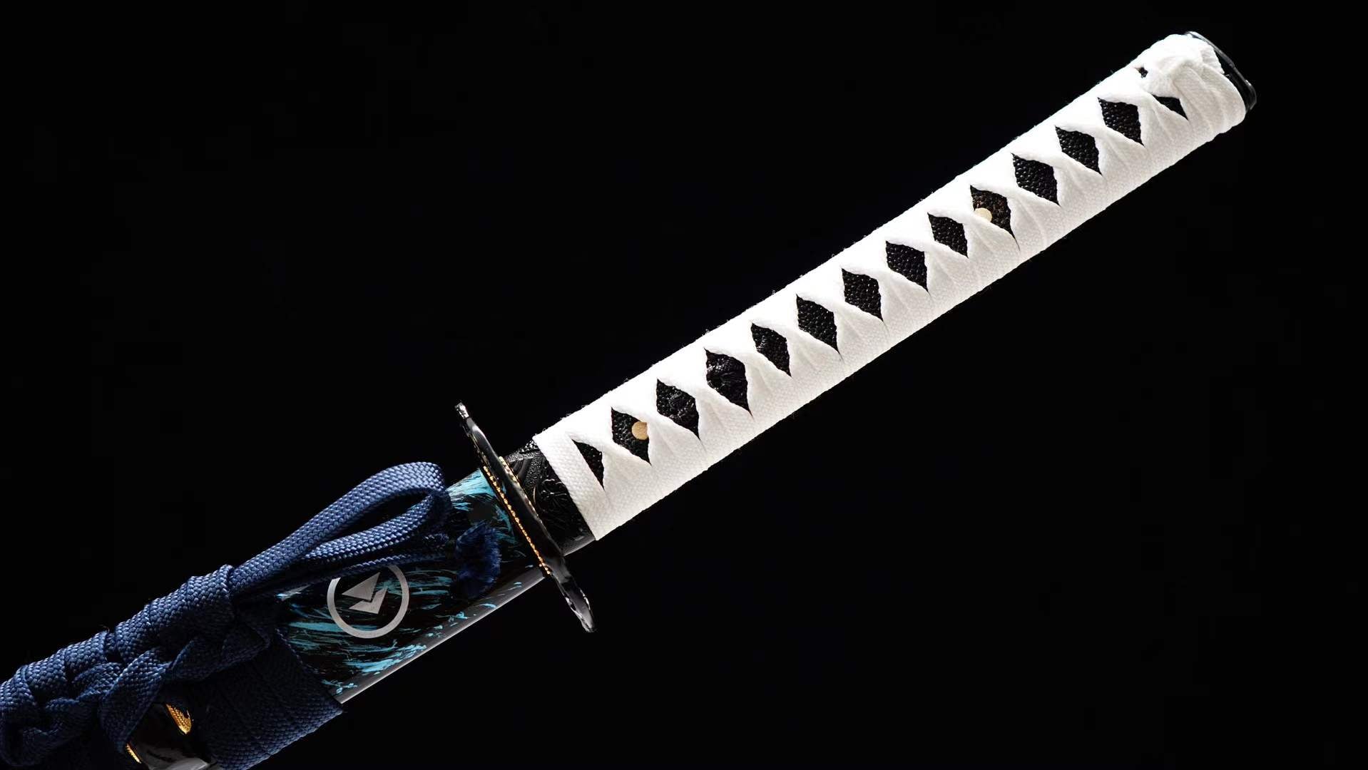 Soul of Tsushima Sword 1095 Steel Samurai sword replica Handmade Japanese katana hansi sword