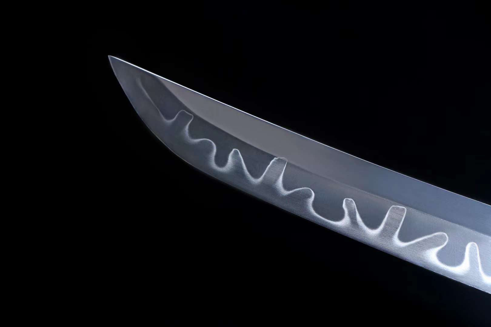 T10 Steel Handmade Japanese Samurai sword,Clay Burning Blade Short Tanto Katana Small Kinfe Real loveyitadj