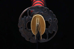 T10 Steel Handmade Japanese Samurai sword,Clay Burning Blade Short Tanto Katana Small Kinfe Real loveyitadj