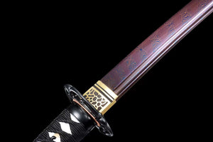 Damascus folding steel Handmade Ninja Sword,Katana Real Japanese Samurai Sword loveyitadj