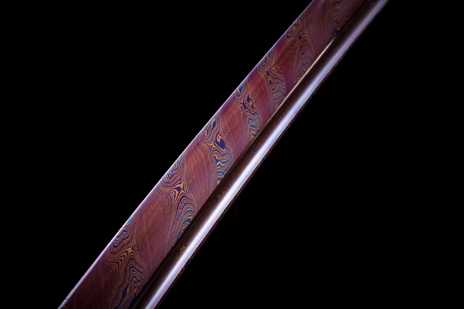 Damascus folding steel Handmade Ninja Sword,Katana Real Japanese Samurai Sword loveyitadj