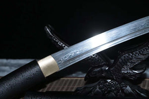Damascus folding steel Short Kinfe,Japanese Katana Samurai sword,Small Sword Real Full Tang loveyitadj