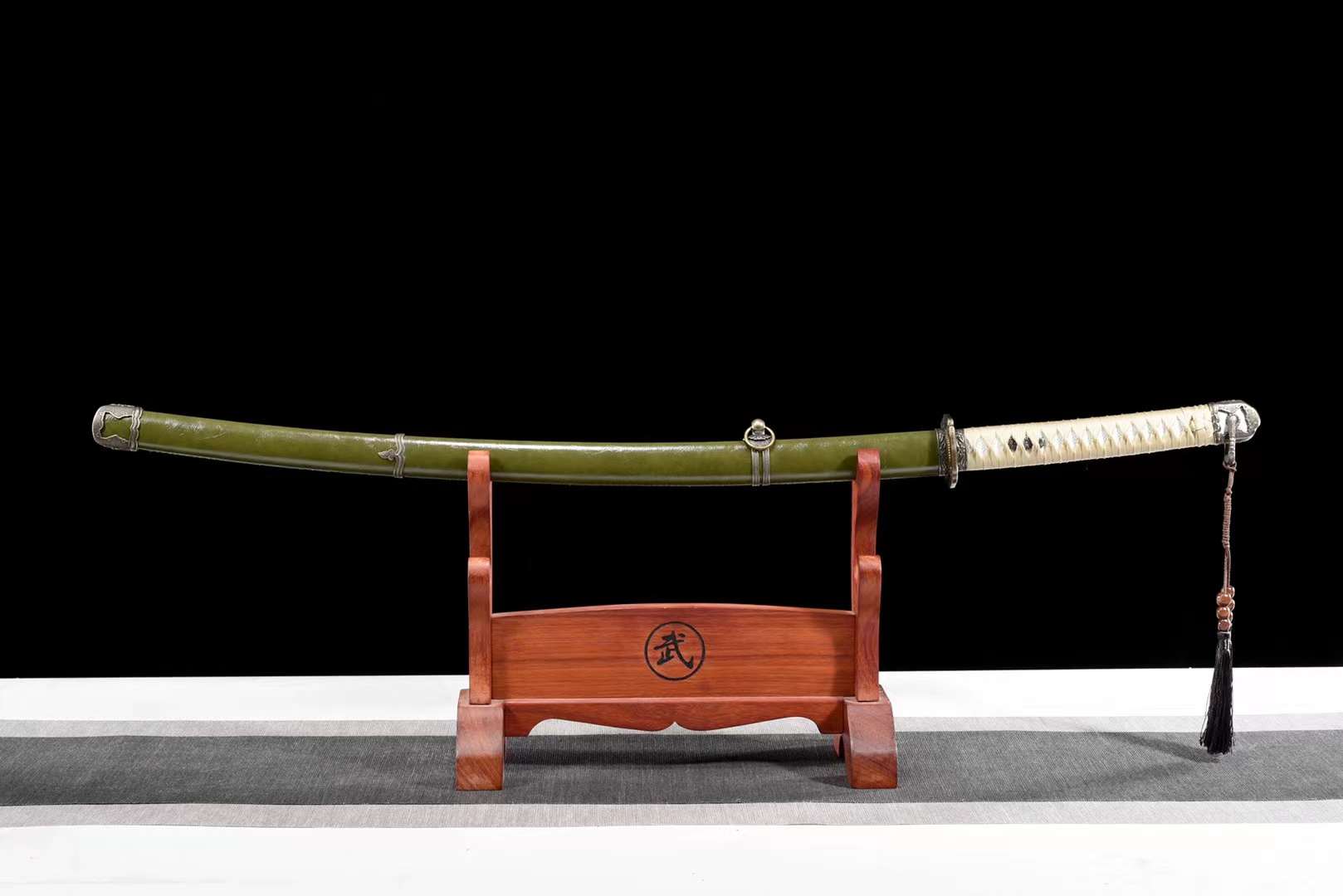 Samurai Sword Full Tang Officer Sword Handmade Katana T10 Steel Japanese Sword hansi sword