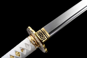 Handmade Japanese Samurai Sword,Wakizashi Sword Real,1060 Steel Katana loveyitadj