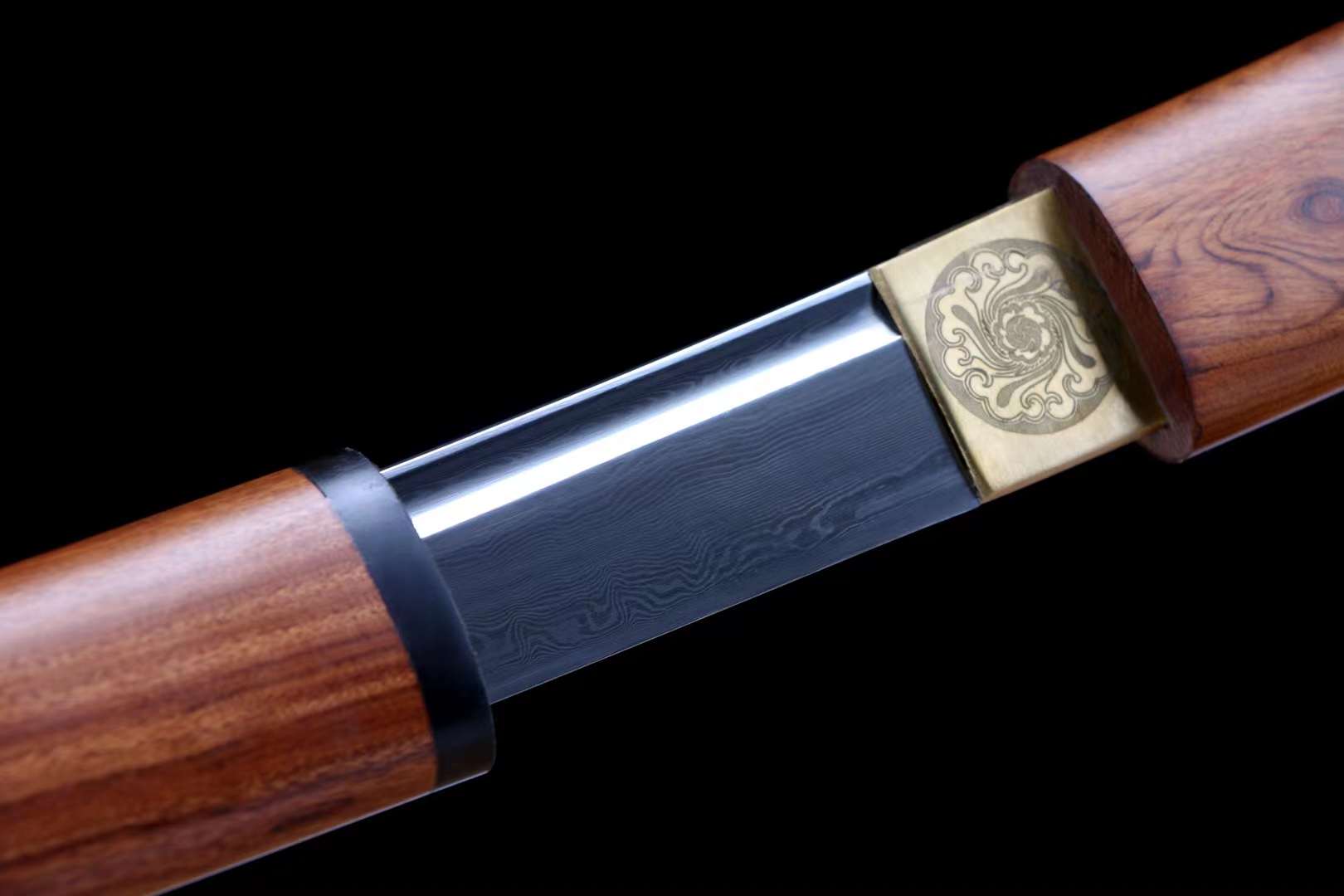 Damascus folding steel Handmade Katana Sword,Japanese Samurai Sword,Wakizashi Sword loveyitadj