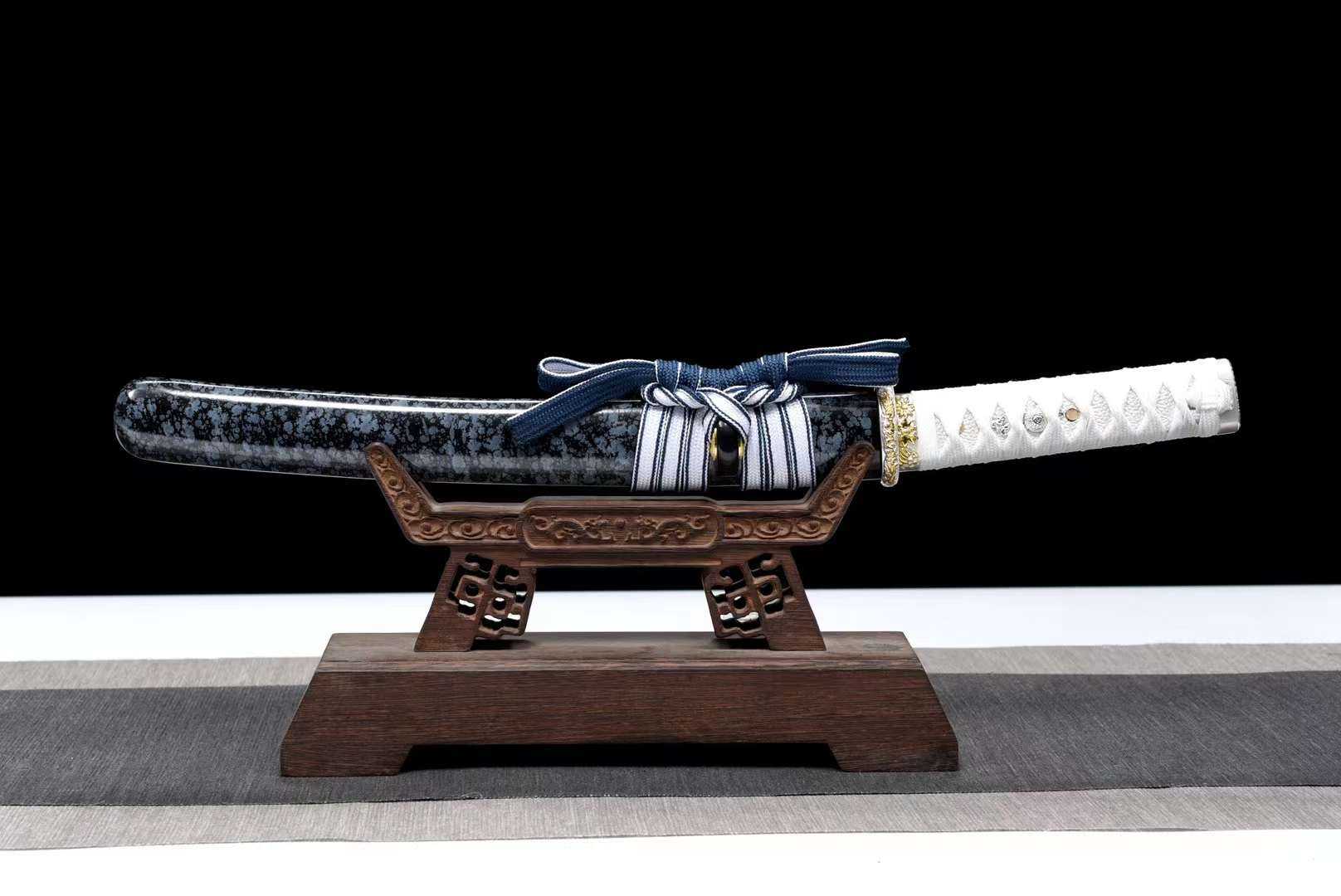 Japanese Samurai sword,Handmade Tanto Katana,Small Sword,Short Knife Sword loveyitadj