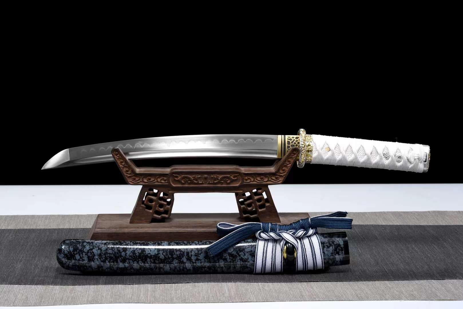 Japanese Samurai sword,Handmade Tanto Katana,Small Sword,Short Knife Sword loveyitadj