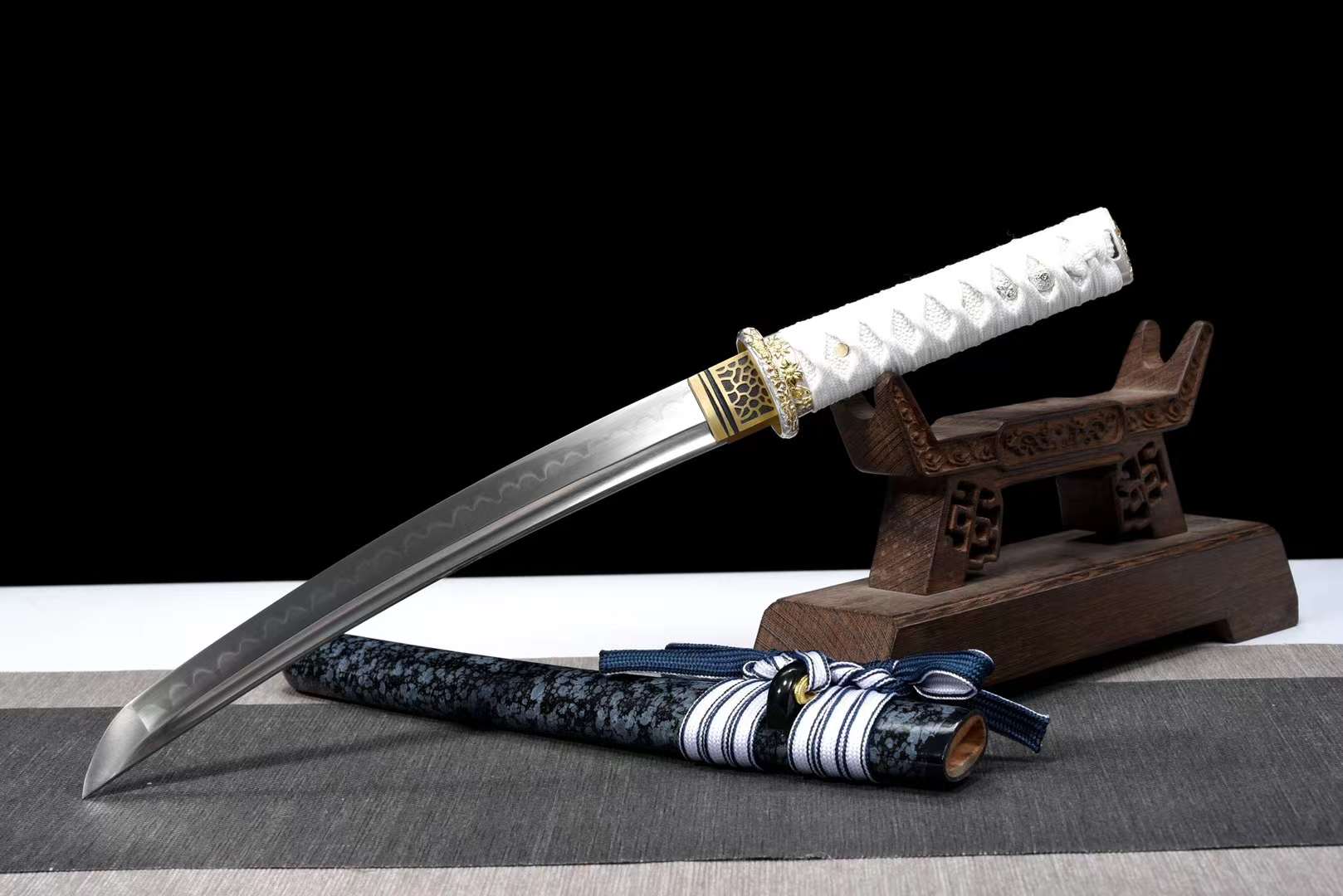 Japanese Samurai sword,Handmade Tanto Katana,Small Sword,Short Knife Sword loveyitadj