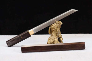 Handmade Japanese Sword,Katana Samurai sword,Damascus Steel Tanto Short Kinfe Small Katana loveyitadj