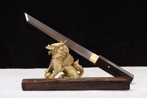 Handmade Japanese Sword,Katana Samurai sword,Damascus Steel Tanto Short Kinfe Small Katana loveyitadj