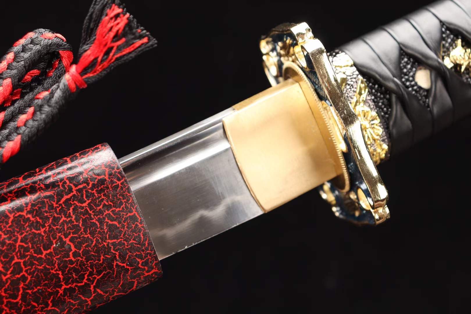 T10 Steel Sword,Short Knife,Harmon Katana,Japanese Tanto Samurai sword Real loveyitadj