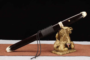 Tanto Sword,T10 Steel Handmade Japanese Sword,Short Kinfe,Small Sword,Katana Samurai sword loveyitadj