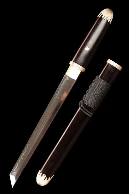 Tanto Sword,T10 Steel Handmade Japanese Sword,Short Kinfe,Small Sword,Katana Samurai sword loveyitadj