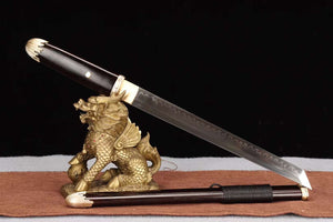 Tanto Sword,T10 Steel Handmade Japanese Sword,Short Kinfe,Small Sword,Katana Samurai sword loveyitadj