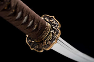 Wakizashi Samurai Sword,Handmade Japanese Sword,Full Tang Katana,Dragon Sword loveyitadj