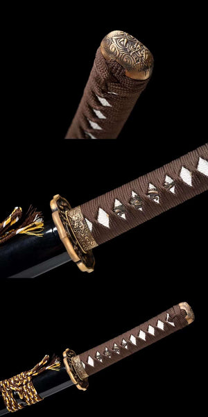 Wakizashi Samurai Sword,Handmade Japanese Sword,Full Tang Katana,Dragon Sword loveyitadj