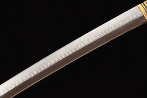 T10 Steel Clay Burning Blade Sowrd,Handmade Japanese Samurai Sword, Full Tang Katana,Dragon Sword loveyitadj