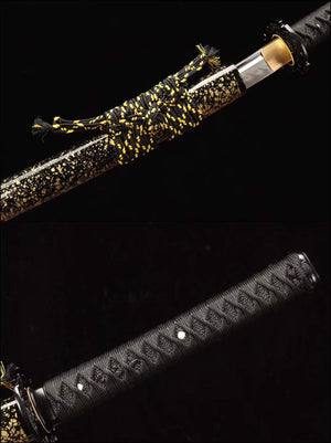 Samurai sword,T10 Steel Clay Burning Blade Katana Sword,Full Tang Japanese Sword Katana loveyitadj