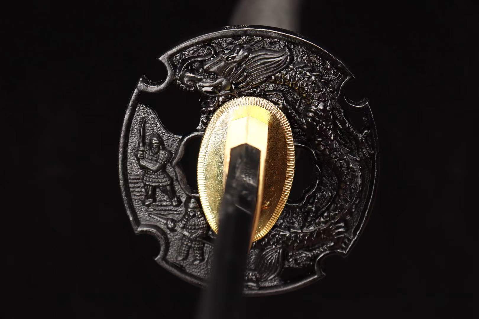 Samurai sword,T10 Steel Clay Burning Blade Katana Sword,Full Tang Japanese Sword Katana loveyitadj