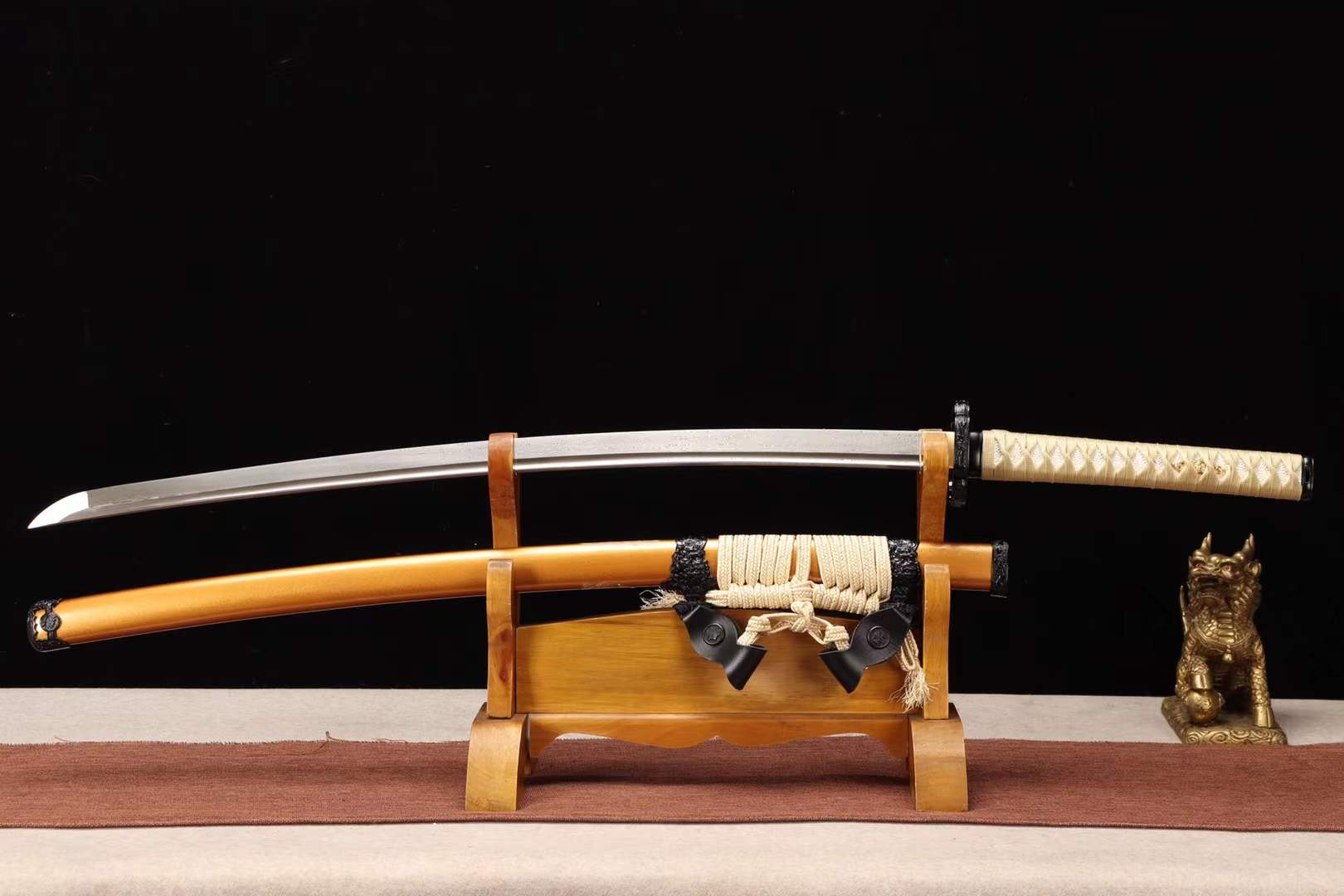 Samurai sword,Damascus Folding Steel Sword Katana,T8 Folding Steel Japanese Sword,Dragon Sword loveyitadj