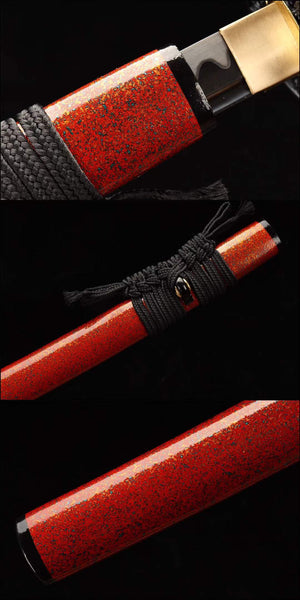 1060 Steel Sword,Japanese Handmade Samurai Sword,Dragon Sword Katana loveyitadj