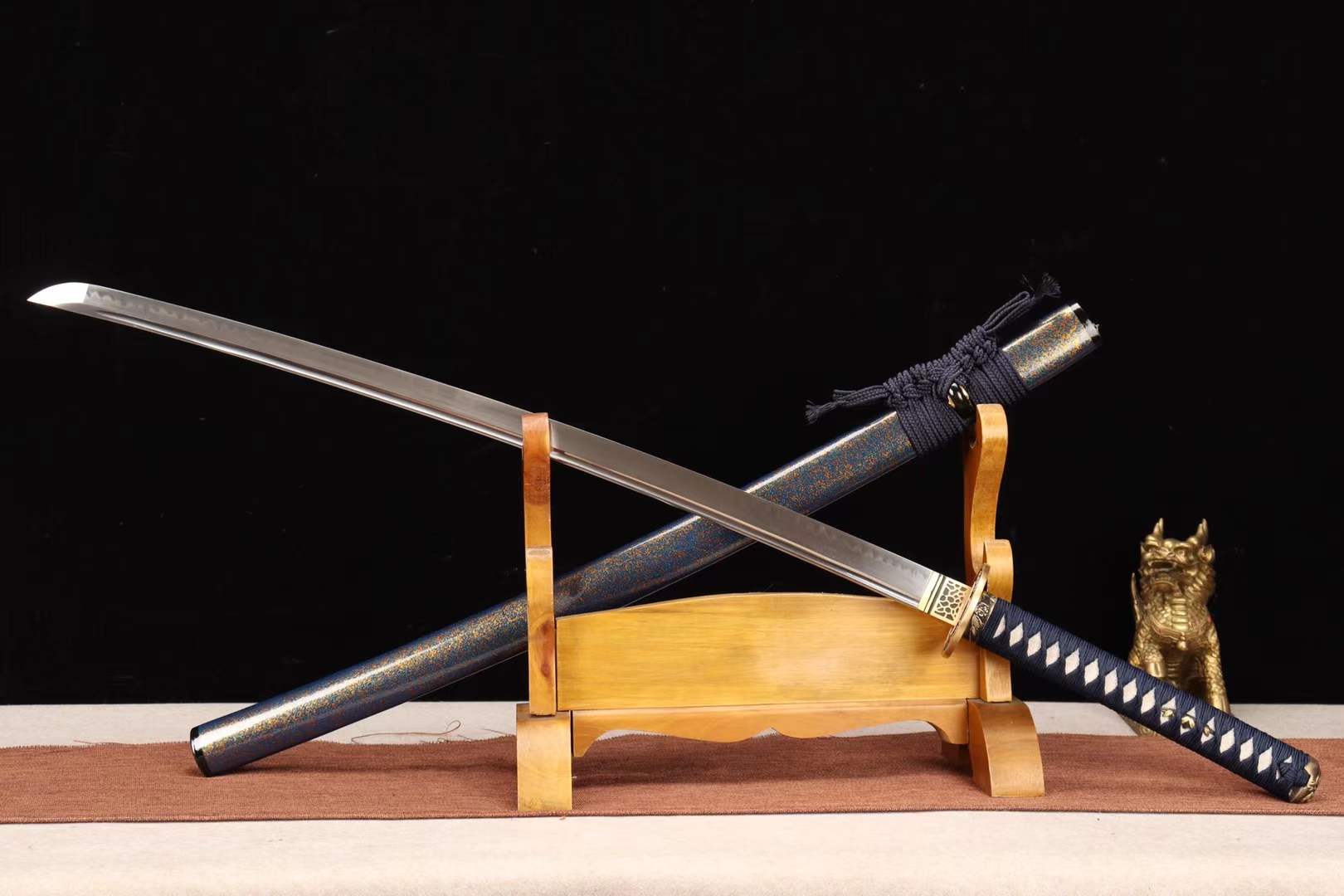 L6 Steel Katana,Clay Burning Blade Samurai sword,Japanese Handmade Katana sword loveyitadj