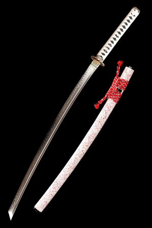 Clay burning blade T10 steel Sword,Full Tang Japanese Katana Sword,Handmade Japanese Samurai sword loveyitadj