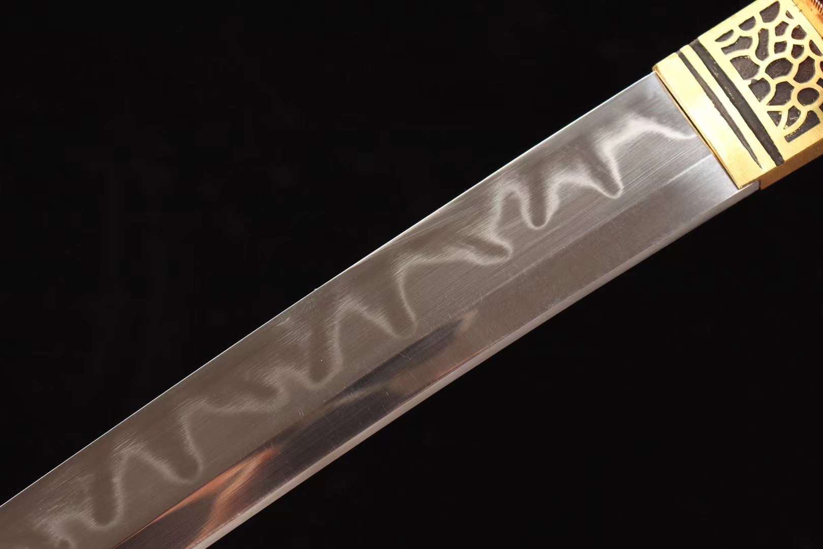 Samurai Samurai Sword,T10 Steel Sword,Clay Burning Blade Katana Sword loveyitadj