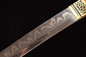 Samurai Samurai Sword,T10 Steel Sword,Clay Burning Blade Katana Sword loveyitadj