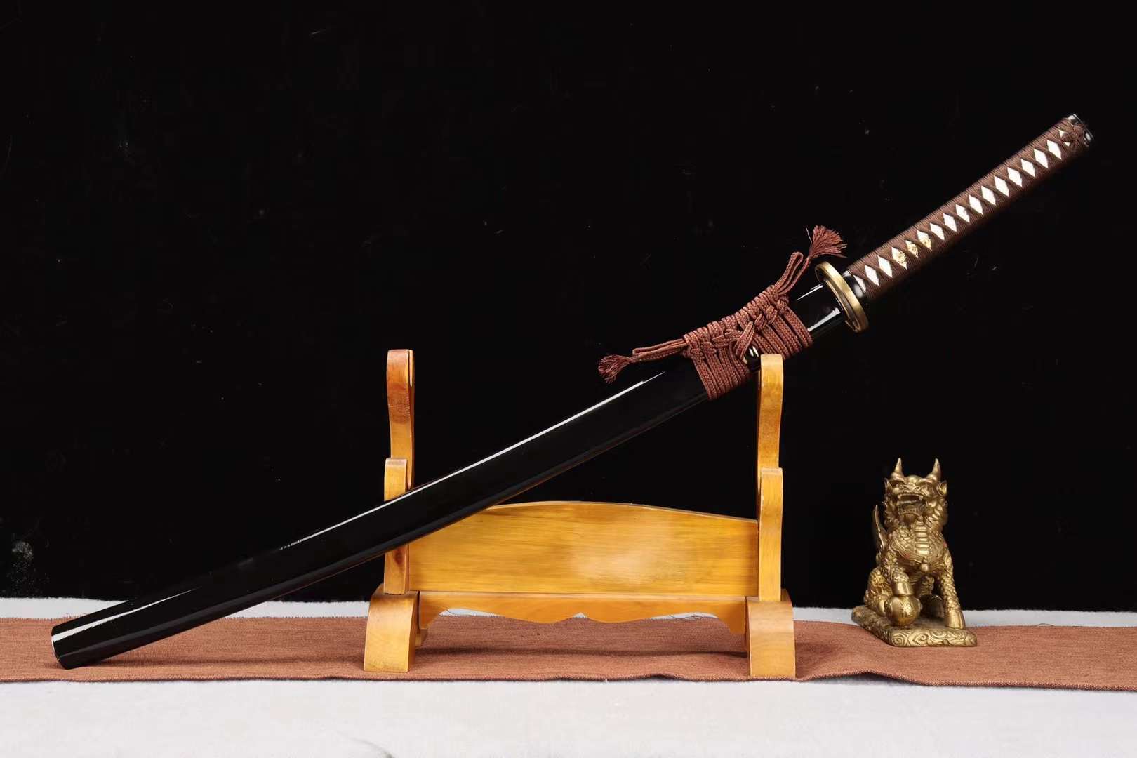 Damascus folding steel Samurai sword,Full Tang Katana Japnese Sword,Rurouni Kenshin Sword Reprint loveyitadj