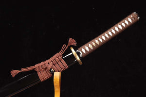 Damascus folding steel Samurai sword,Full Tang Katana Japnese Sword,Rurouni Kenshin Sword Reprint loveyitadj
