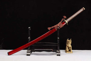 1065 Steel Japanese Katana Sword,Handmade Sword,Full Tang Samurai sword Eagle decorated loveyitadj
