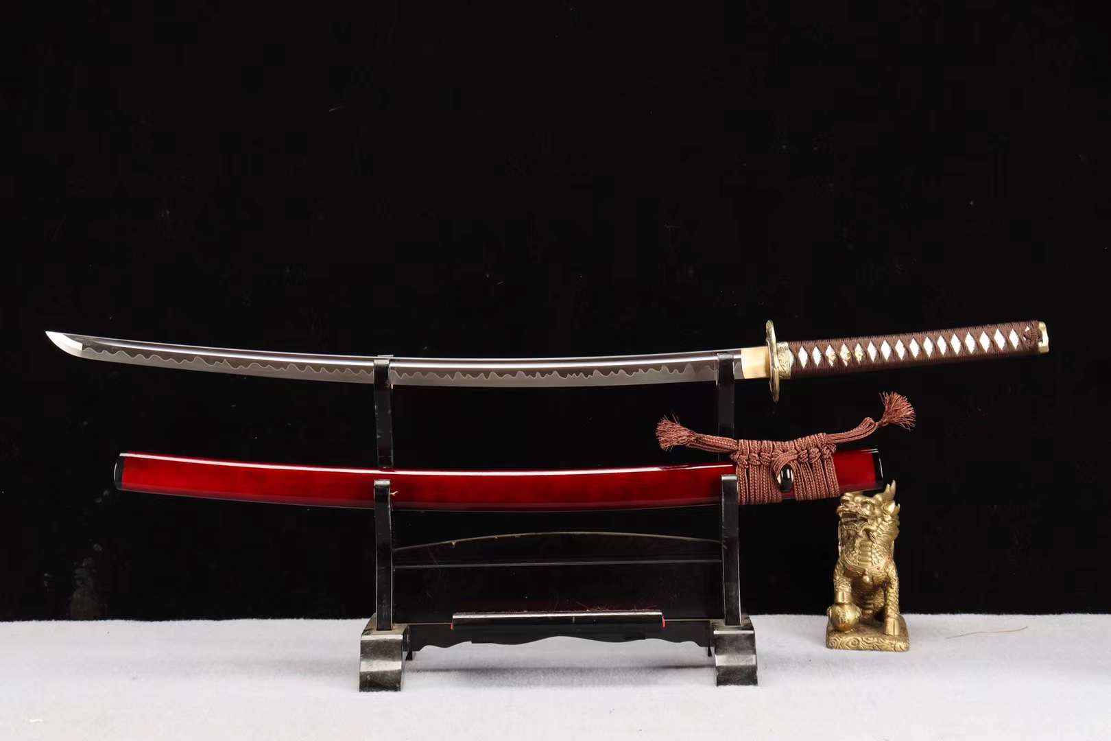 1065 Steel Japanese Katana Sword,Handmade Sword,Full Tang Samurai sword Eagle decorated loveyitadj