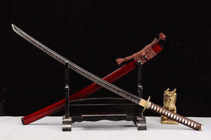 1065 Steel Japanese Katana Sword,Handmade Sword,Full Tang Samurai sword Eagle decorated loveyitadj