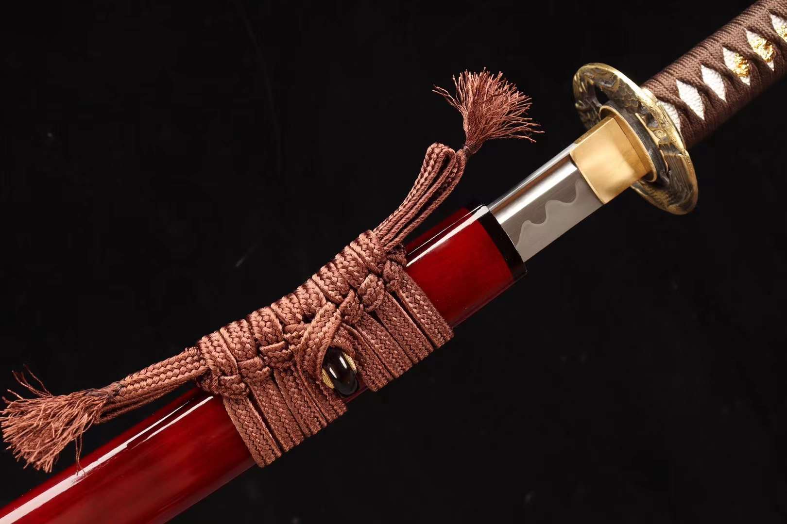 1065 Steel Japanese Katana Sword,Handmade Sword,Full Tang Samurai sword Eagle decorated loveyitadj