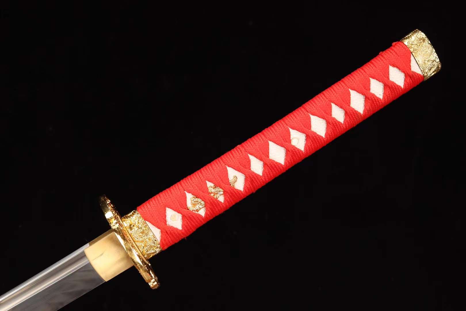 Burning Blade T10 Steel Tachi Sword,Handmade Japanese Katana,Dragon Samurai sword loveyitadj