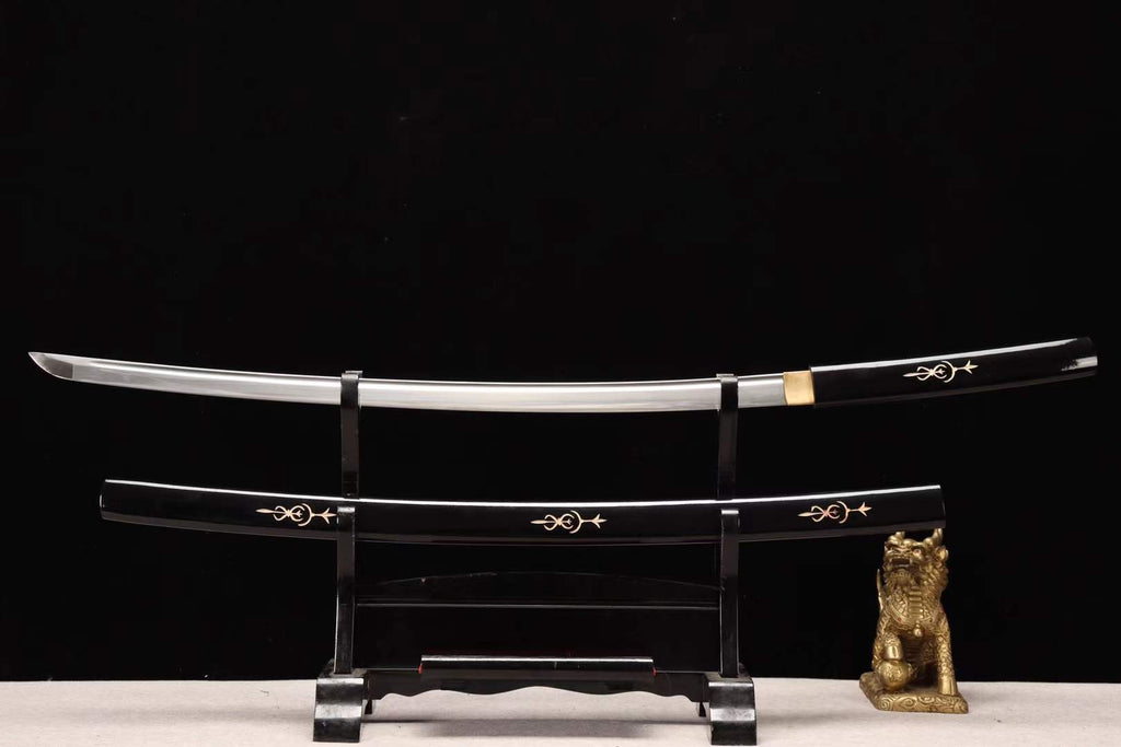 1095 Steel Japanese Sword,Iai samurai sword,Full Tang,Katana Sword Real loveyitadj