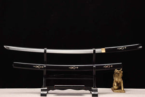 1095 Steel Japanese Sword,Iai samurai sword,Full Tang,Katana Sword Real loveyitadj