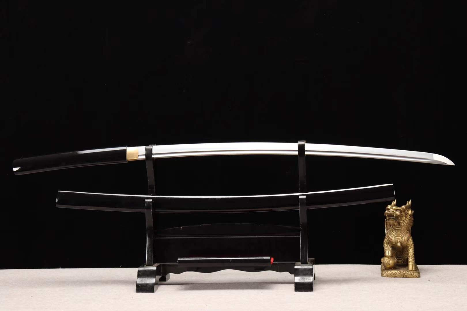 1095 Steel Japanese Sword,Iai samurai sword,Full Tang,Katana Sword Real loveyitadj
