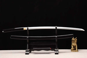 1095 Steel Japanese Sword,Iai samurai sword,Full Tang,Katana Sword Real loveyitadj