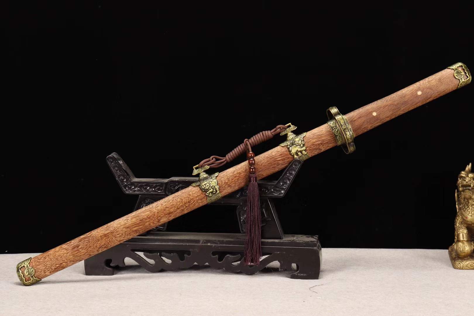 Handmade T10 steel Sword,Full Tang Japanese Samurai Sword,Wakizashi Katana Sword loveyitadj