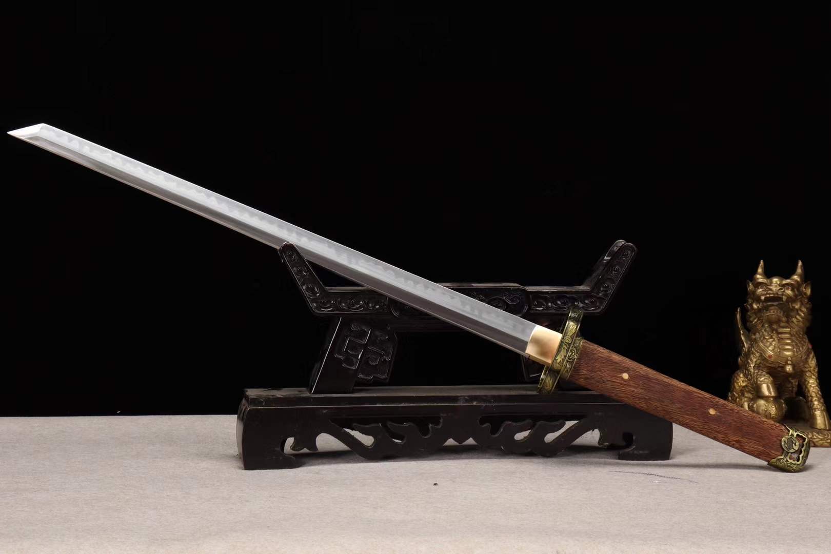 Handmade T10 steel Sword,Full Tang Japanese Samurai Sword,Wakizashi Katana Sword loveyitadj