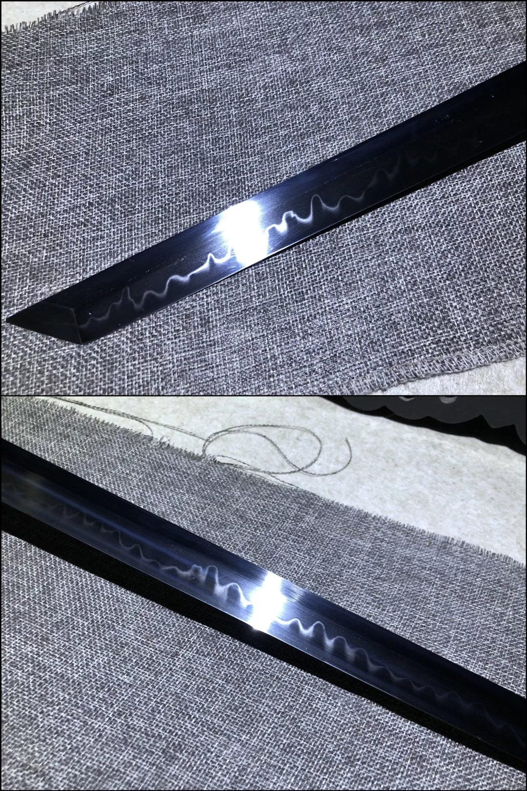 Handmade T10 steel Sword,Full Tang Japanese Samurai Sword,Wakizashi Katana Sword loveyitadj