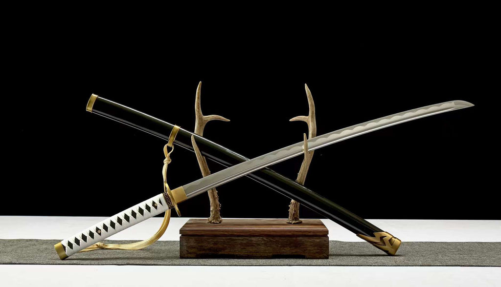 Sword fort Handmade Katana Anime Cosplay Sword, Devil May Cry Vergil Yamato Sword Real Steel & Dante's Rebellion hansi sword
