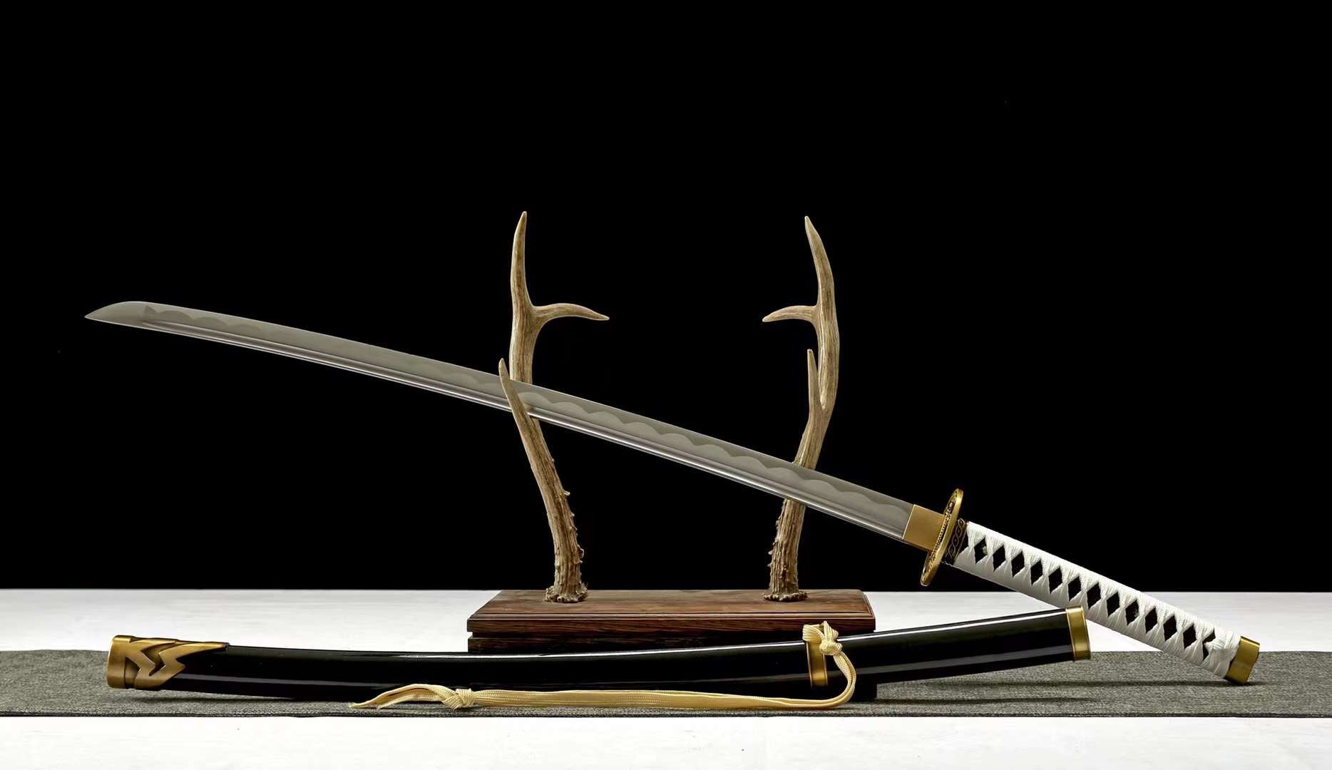 Sword fort Handmade Katana Anime Cosplay Sword, Devil May Cry Vergil Yamato Sword Real Steel & Dante's Rebellion hansi sword