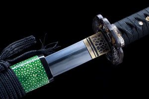 Damascus steel sword set,handmade samurai sword set,full tang sword steel katana sword,samurai sword loveyitadj